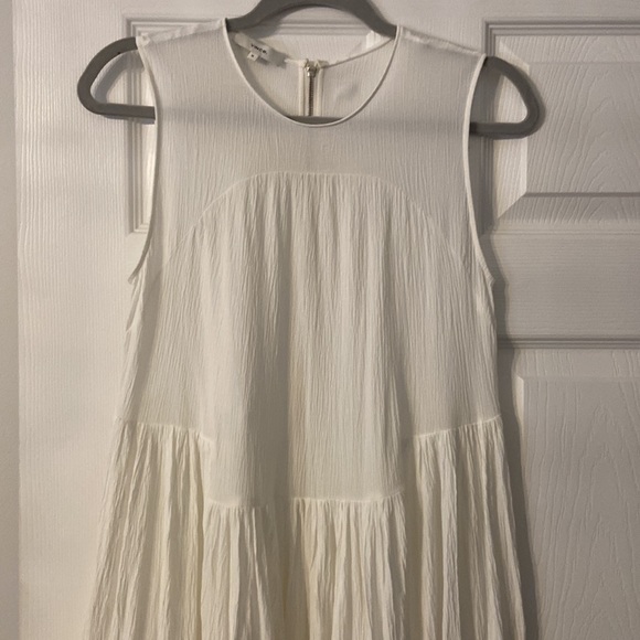 VINCE Dress Maxi size M white color length 50” bust 32” perfect for summer - Picture 2 of 16